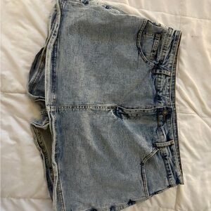 Light Blue Denim Shorts